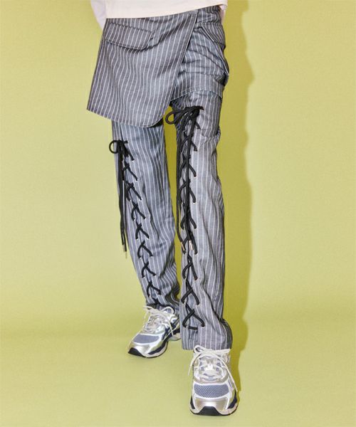 LACE UP LAYERED パンツ　キャンディストリッパー LACE UP LAYERED PANTS | Candy Stripper（キャンディ ストリッパー