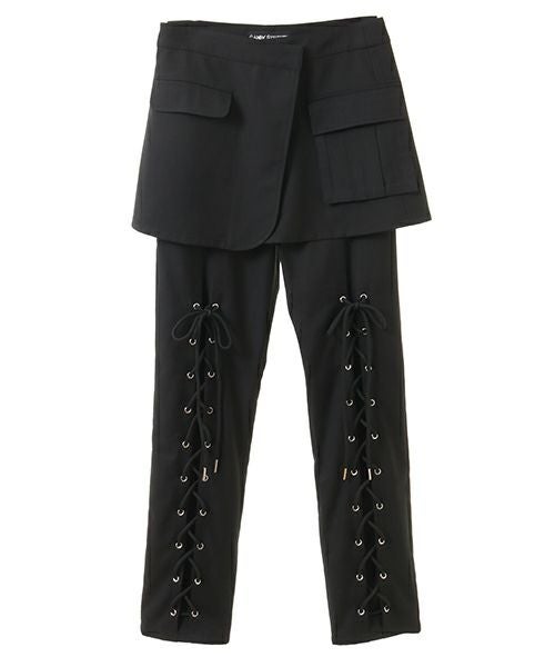 LACE UP LAYERED PANTS | Candy Stripper（キャンディ ストリッパー