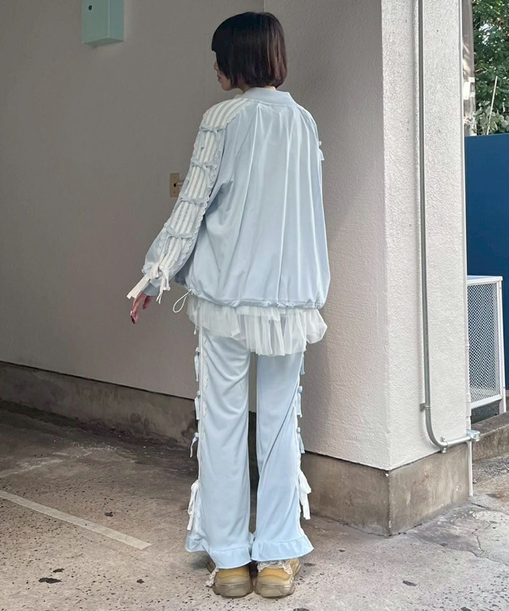 RIBBON RIBBON JERSEY BLOUSON | Candy Stripper（キャンディ