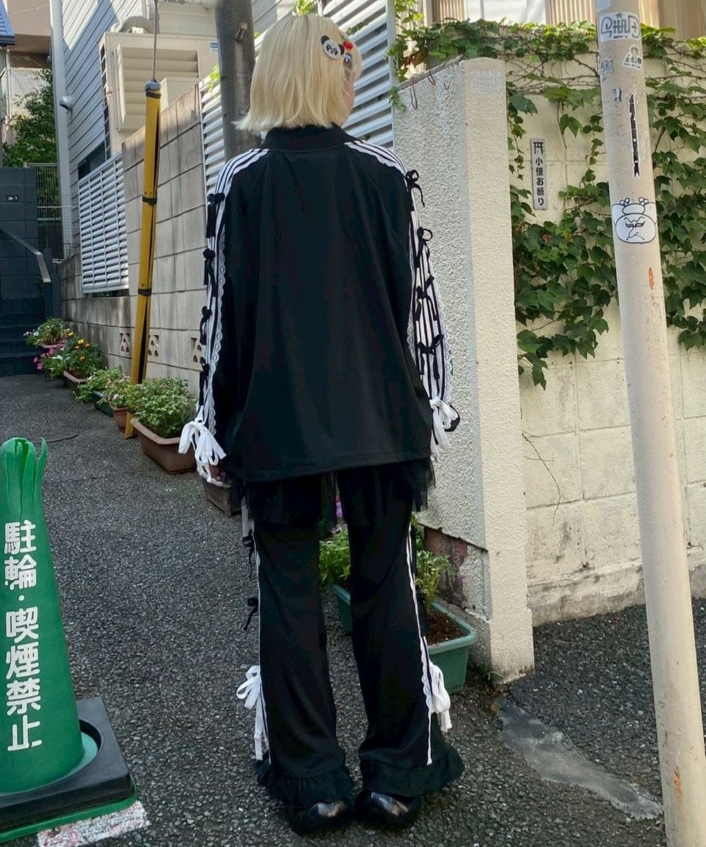 RIBBON RIBBON JERSEY BLOUSON | Candy Stripper（キャンディ