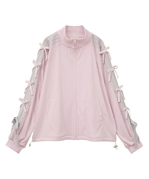 RIBBON RIBBON JERSEY BLOUSON | Candy Stripper（キャンディ