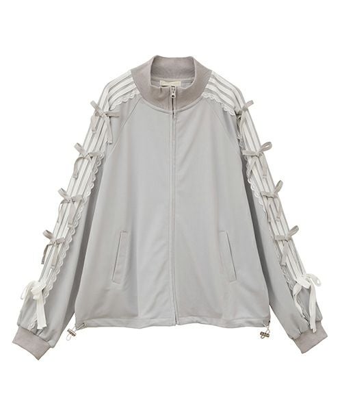 RIBBON RIBBON JERSEY BLOUSON | Candy Stripper（キャンディ