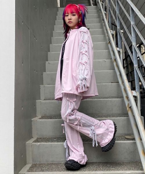RIBBON RIBBON JERSEY PANTS | Candy Stripper（キャンディ