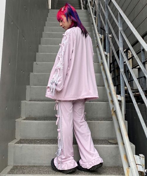 RIBBON RIBBON JERSEY PANTS | Candy Stripper（キャンディ