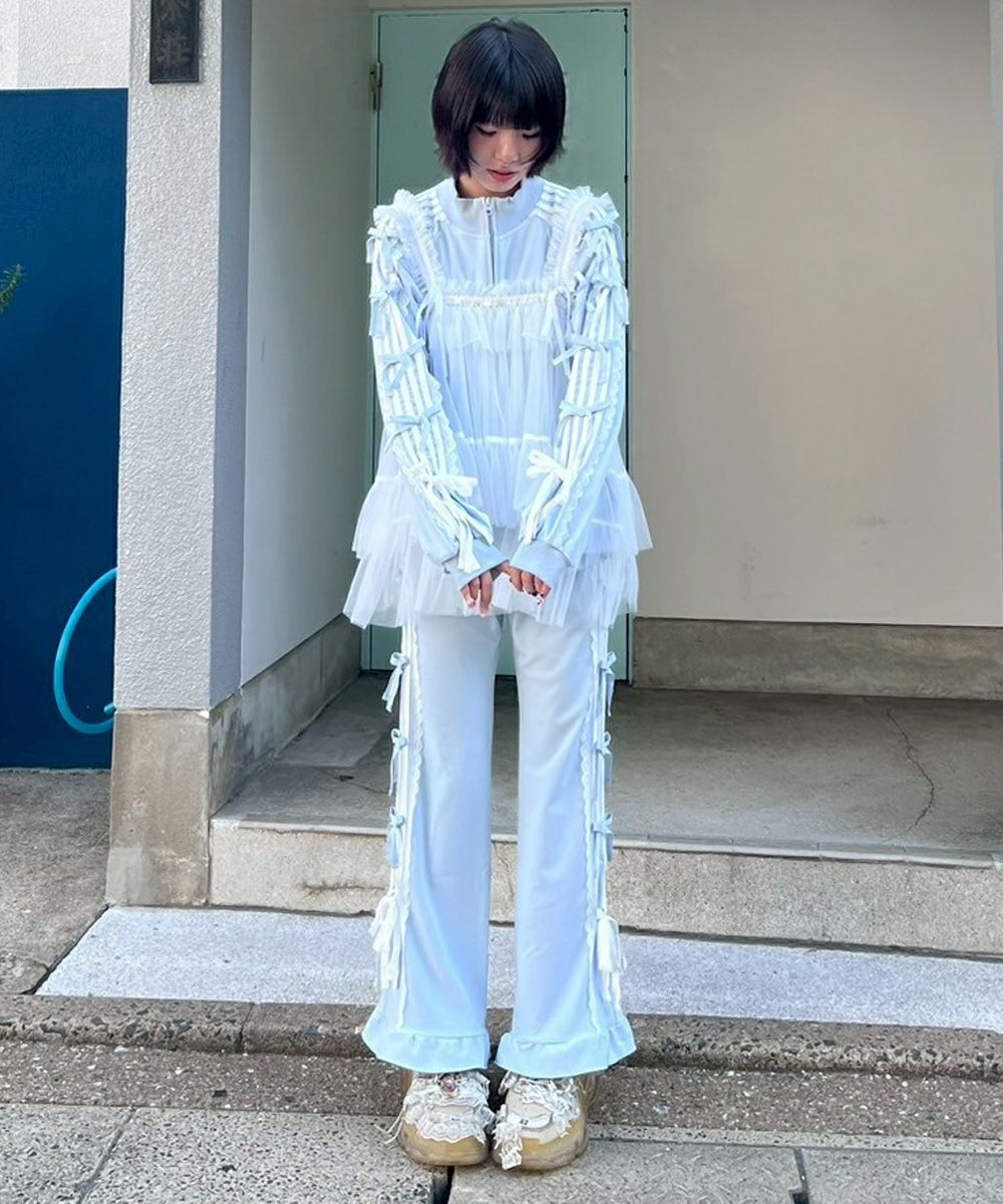RIBBON RIBBON JERSEY PANTS | Candy Stripper（キャンディ
