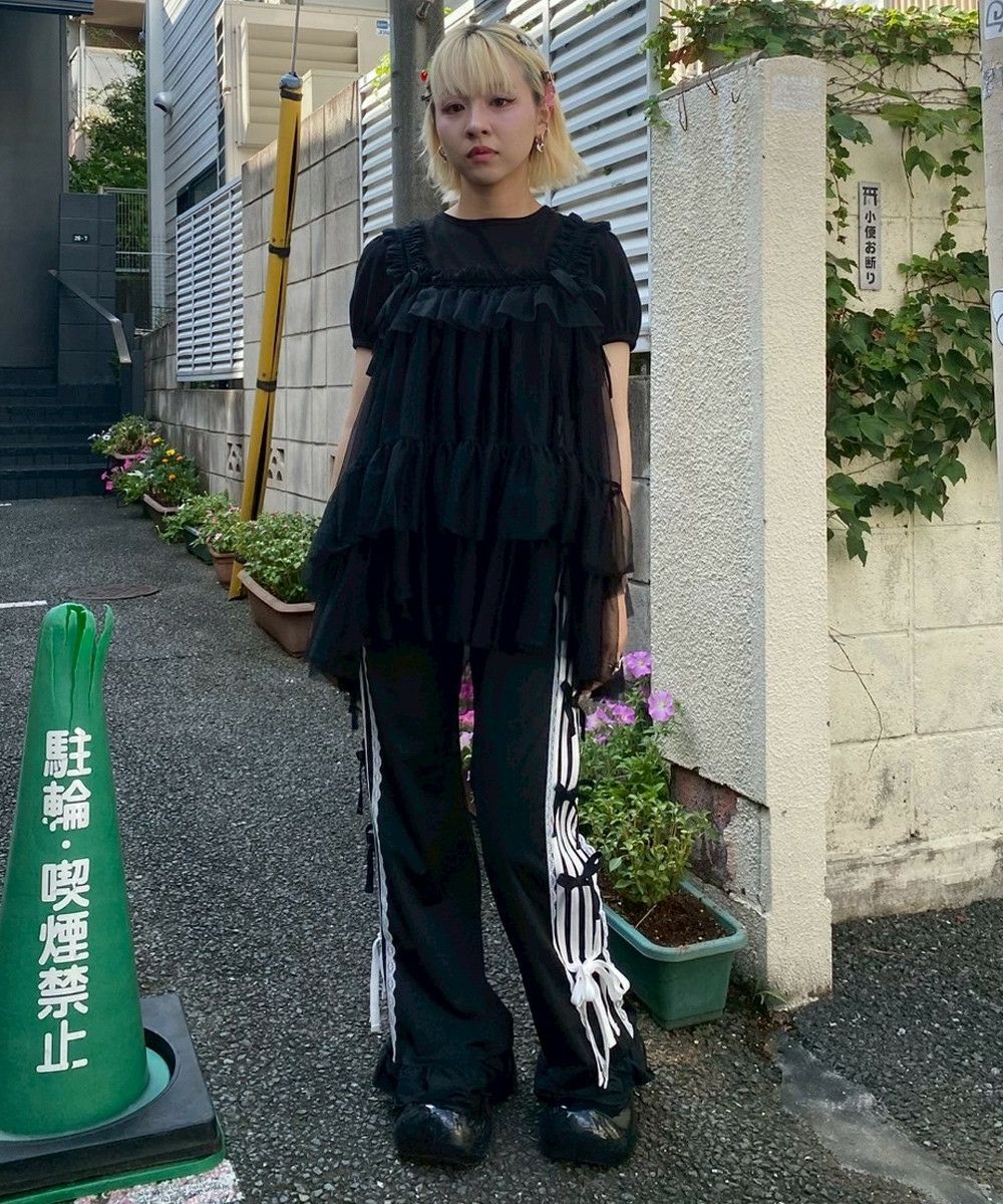Candy Stripper RIBBON RIBBON JERSEY パンツ RIBBON RIBBON JERSEY PANTS | Candy Stripper（キャンディ
