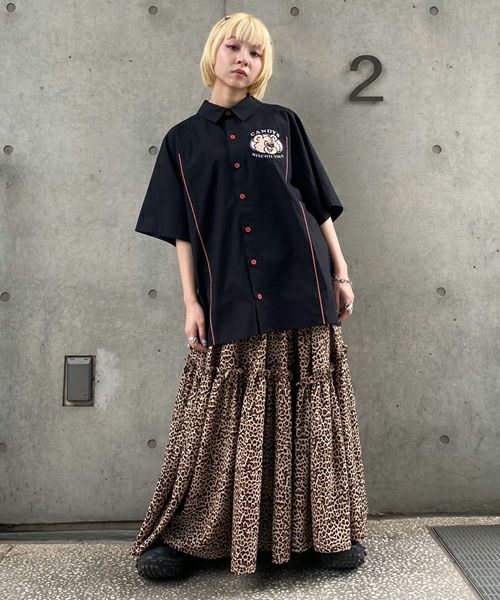 ANIMAL TIERED SKIRT | Candy Stripper（キャンディ ストリッパー