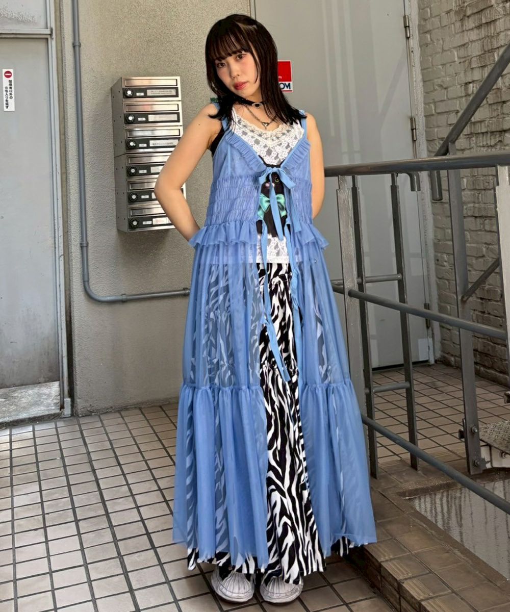 ANIMAL TIERED SKIRT | Candy Stripper（キャンディ ストリッパー