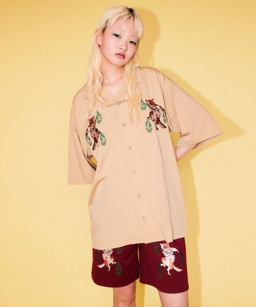 PHANTOM CATS CHINA SHIRT | Candy Stripper（キャンディ ストリッパー 