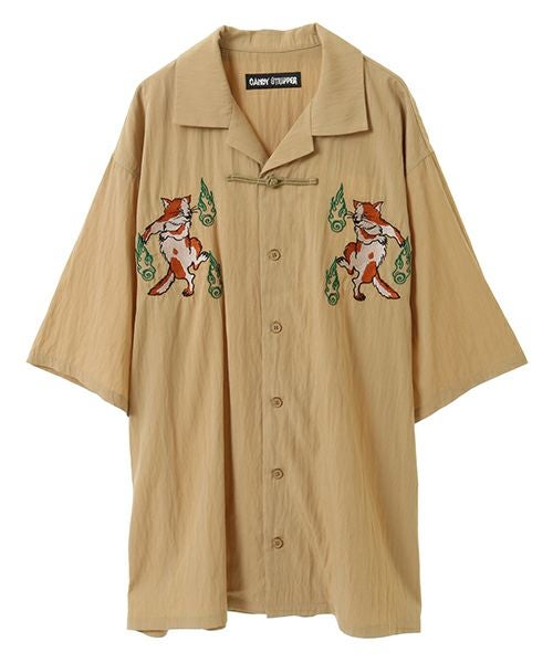 PHANTOM CATS CHINA SHIRT | Candy Stripper（キャンディ ストリッパー