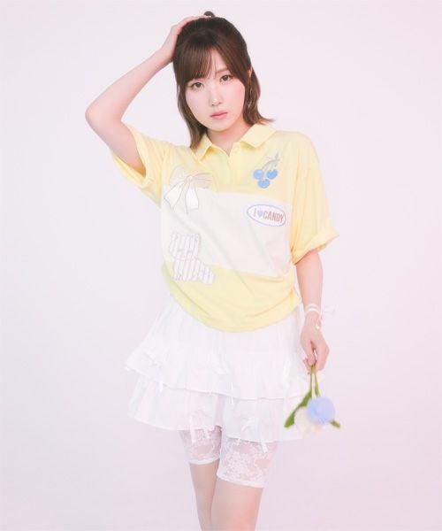 Candystripper♥完売♥レイヤードスカートパンツ RIBBON SKIRT LAYERED PANTS | Candy Stripper（キャンディ