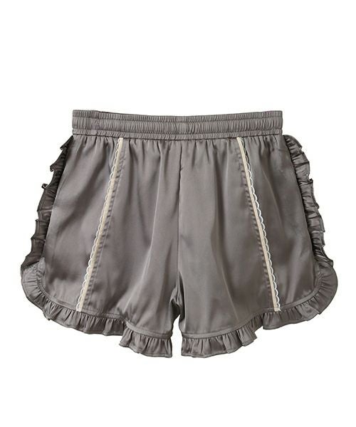GLOSSY FRILL SHORTS | Candy Stripper（キャンディ ストリッパー