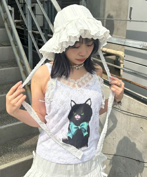トップス CANDY stripper ANARCHY KITTEN SWEAT TOPS Candy Stripper（キャンディストリッパー）の「ANARCHY KITTEN SWEAT