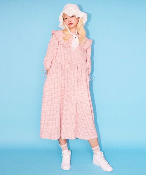 SUMMER TIME CHECK ONE-PIECE | Candy Stripper（キャンディ