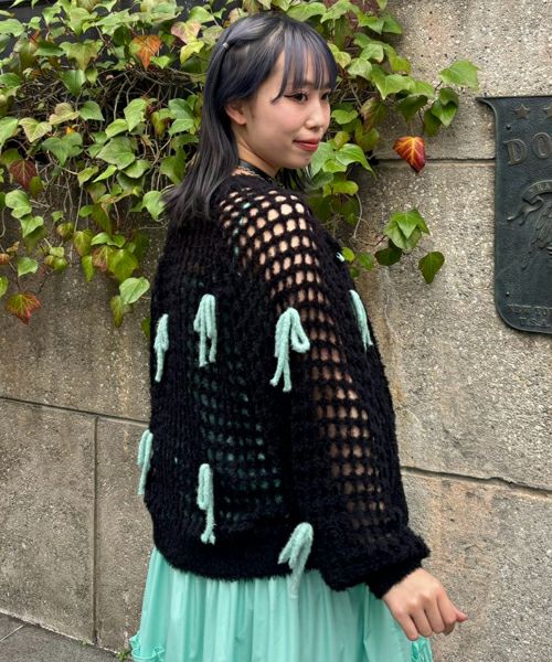 新品✨️CANDY STRIPPE 現行品 CORSET KNIT カーディガン CARDIGAN |Candy Stripper（キャンディ ストリッパー）｜オフィシャル