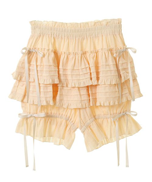 TINY RIBBON FRILL DRAWERS | Candy Stripper（キャンディ