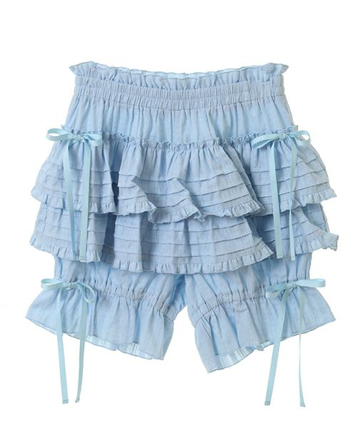 TINY RIBBON FRILL DRAWERS | Candy Stripper（キャンディ