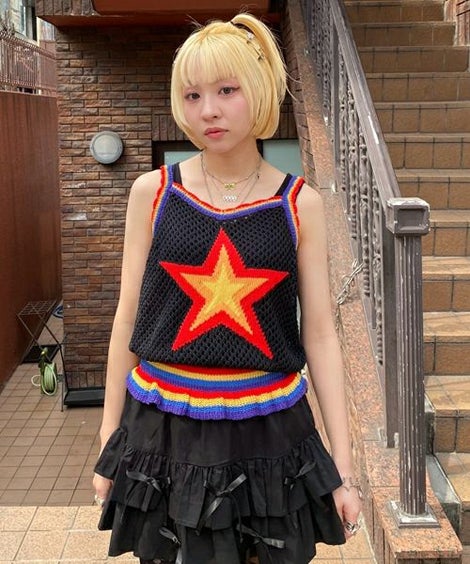 STAR KNIT CAMISOLE | Candy Stripper（キャンディ ストリッパー 