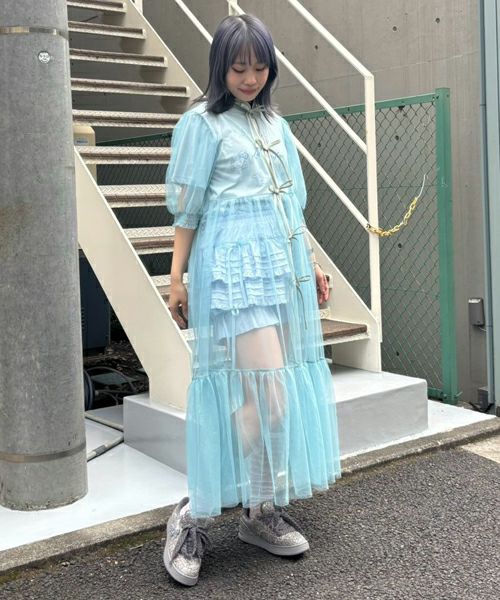 CHINA SHEER ONE-PIECE | Candy Stripper（キャンディ ストリッパー