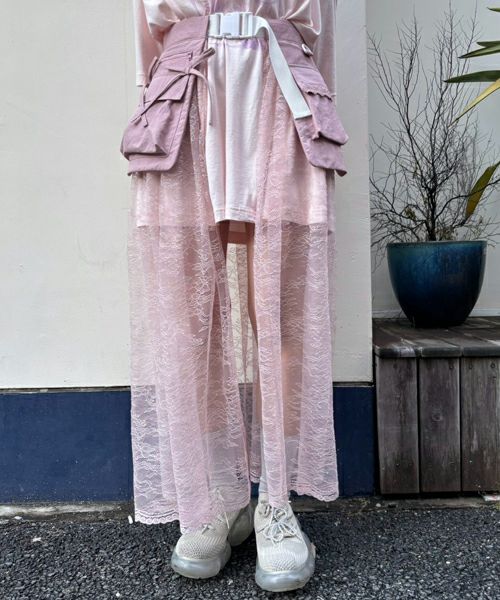 LACY WRAP SKIRT | Candy Stripper（キャンディ ストリッパー