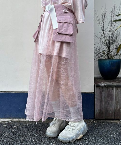 LACY WRAP SKIRT | Candy Stripper（キャンディ ストリッパー