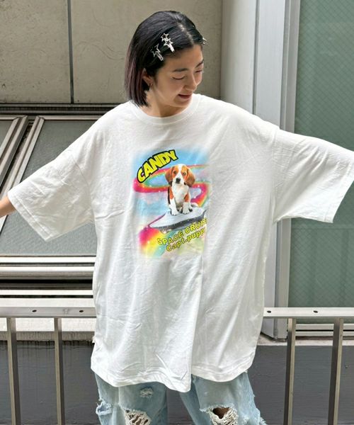 SPACE CRUISE BIG BIG TEE | Candy Stripper（キャンディ ストリッパー