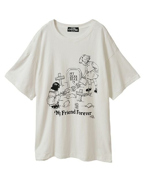 MY FRIEND FOREVER BIG TEE | Candy Stripper（キャンディ