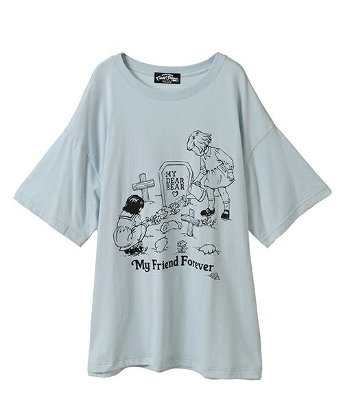 MY FRIEND FOREVER BIG TEE | Candy Stripper（キャンディ