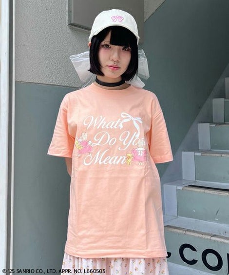 CINNAMOROLL】BALLOON HEART L/S TEE | Candy Stripper（キャンディ 