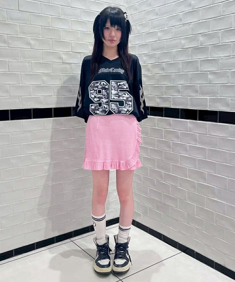 GINGHAM CHECK FRILL SKIRT PANTS | Candy Stripper（キャンディ 