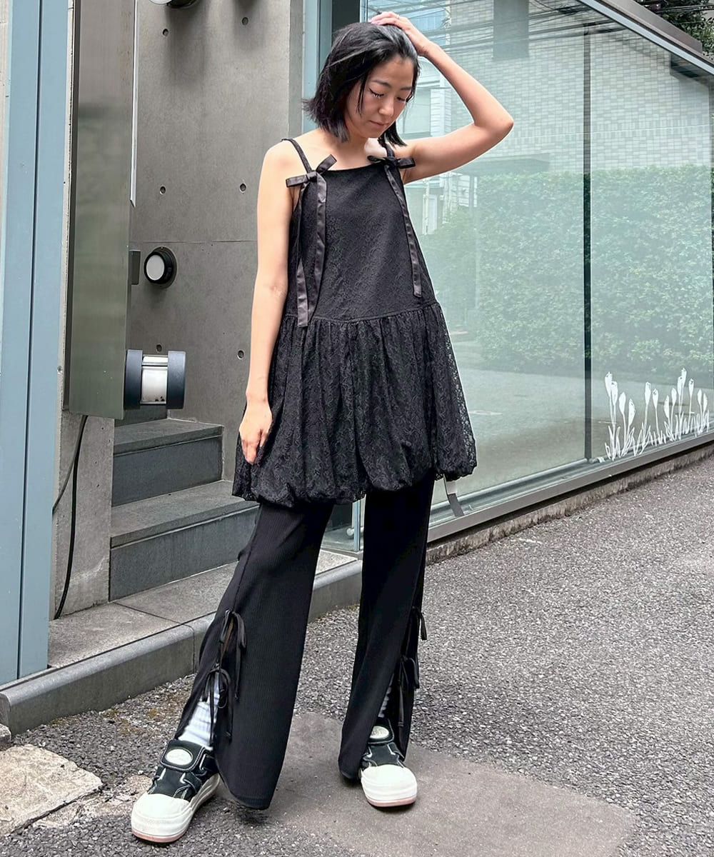 LACY BALLON MINI ONE-PIECE | Candy Stripper（キャンディ