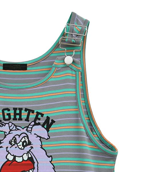 FRIGHTEN TANK ONE-PIECE | Candy Stripper（キャンディ ストリッパー