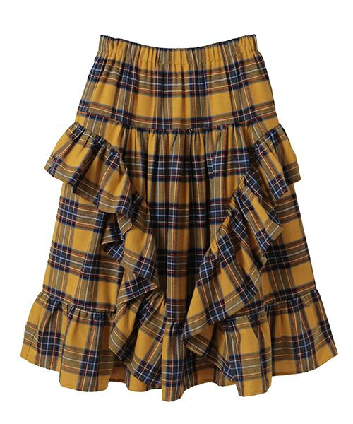 FRILL CHECK SKIRT | Candy Stripper（キャンディ ストリッパー