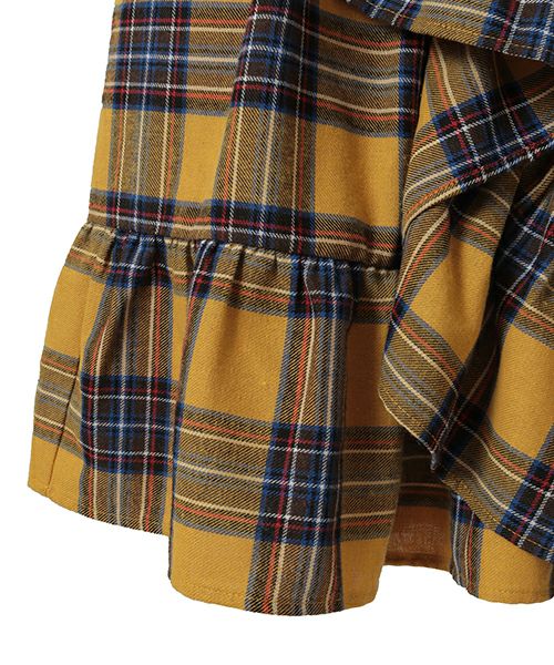 FRILL CHECK SKIRT | Candy Stripper(キャンディ ストリッパー FRILL CHECK SKIRT | Candy Stripper(キャンディ ストリッパー