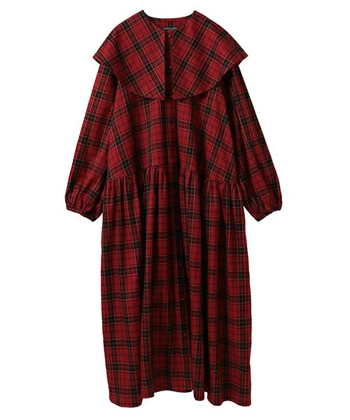 CELEBRATE BIG COLLAR DRESS | Candy Stripper（キャンディ