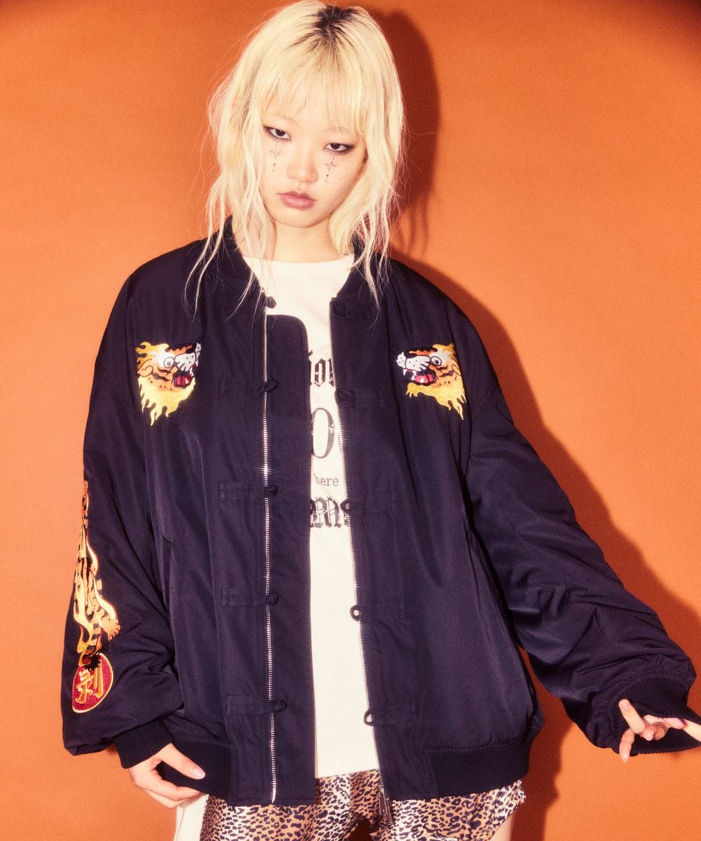 BURNING TIGER CHINA MA-1 | Candy Stripper（キャンディ ストリッパー