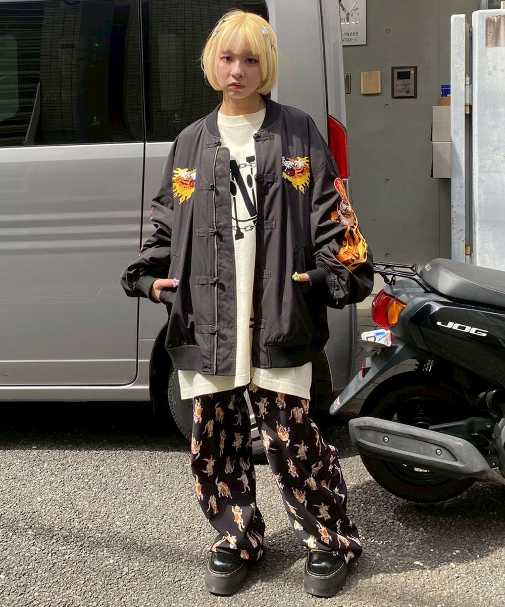 BURNING TIGER CHINA MA-1 | Candy Stripper（キャンディ ストリッパー