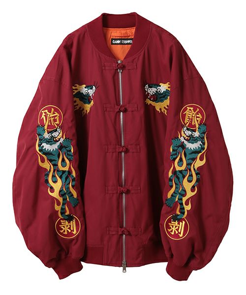 BURNING TIGER CHINA MA-1 | Candy Stripper（キャンディ ストリッパー