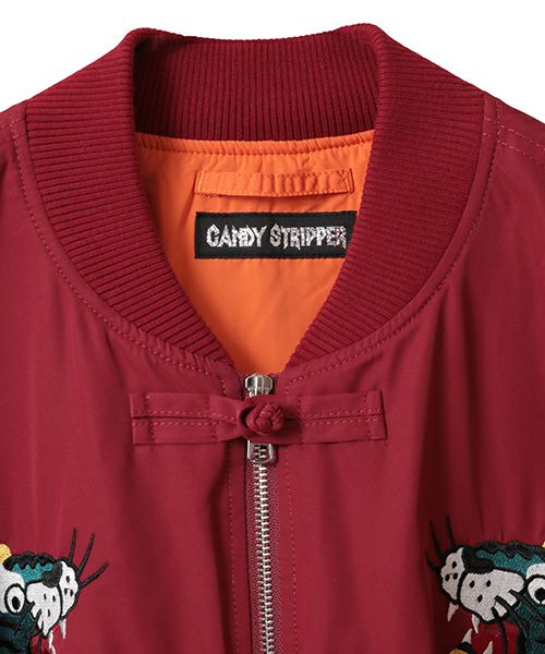 BURNING TIGER CHINA MA-1 | Candy Stripper（キャンディ ストリッパー