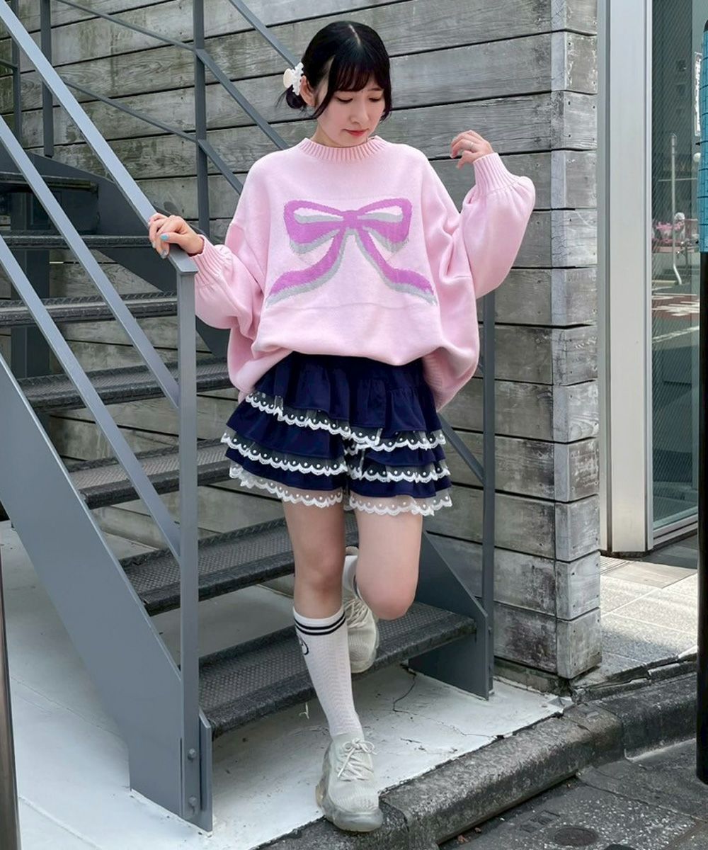 キャンディストリッパー RIBBON RIBBONスゥエットトップス Candy Stripper - キャンディストリッパー RIBBON RIBBONスゥエット