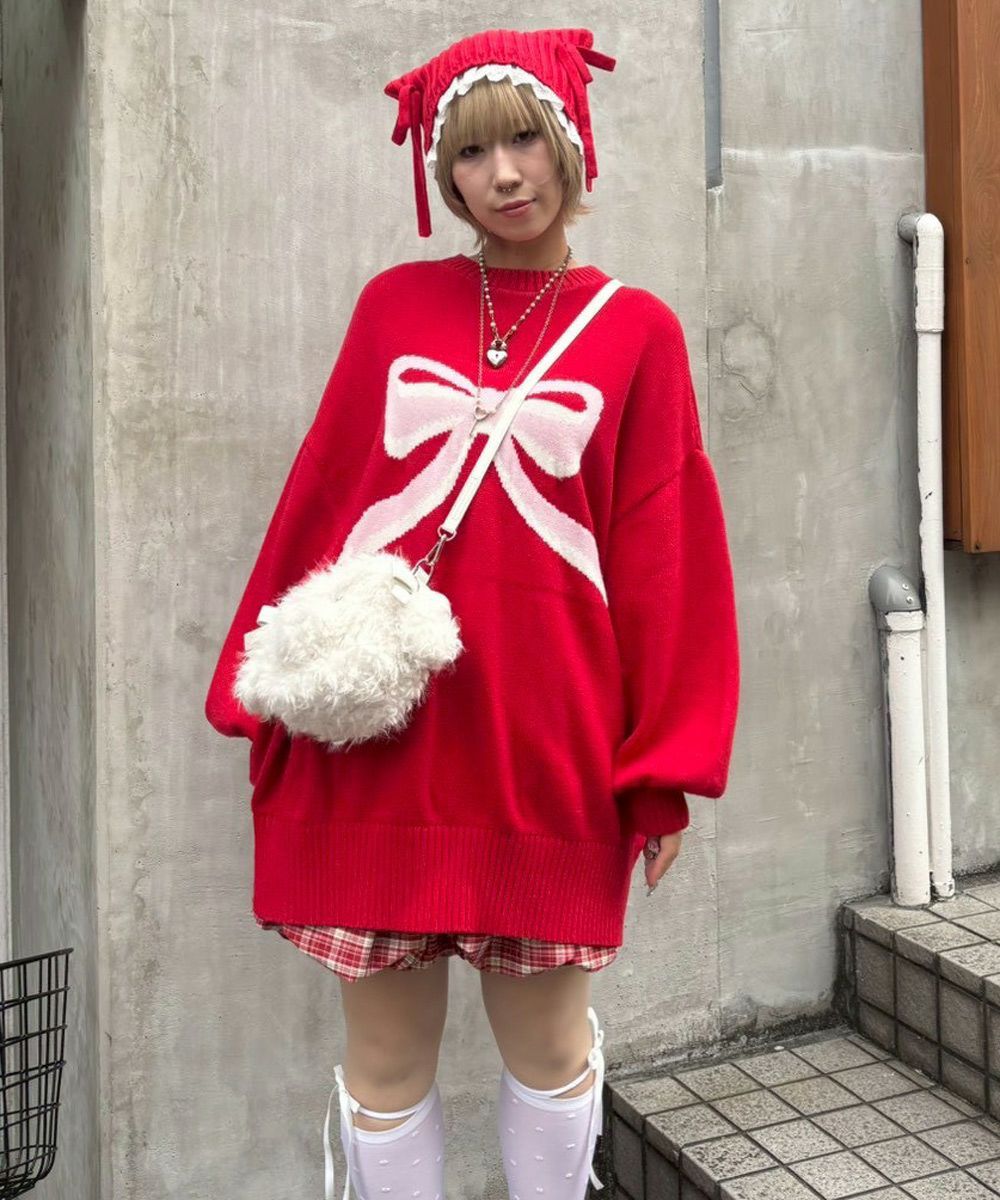 BIG RIBBON KNIT | Candy Stripper（キャンディ ストリッパー