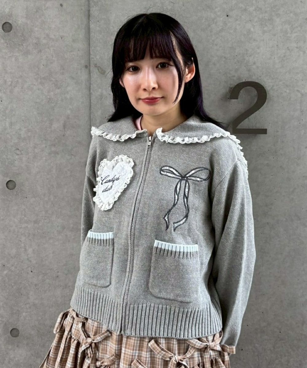 CANDY CLUB SAILOR KNIT BLOUSON | Candy Stripper（キャンディ