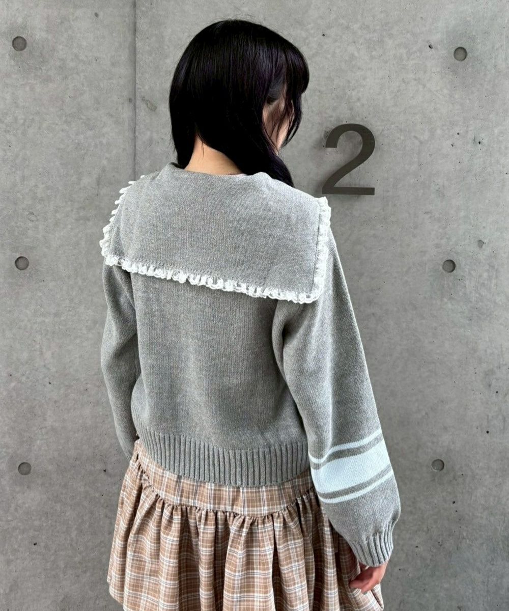 CANDY CLUB SAILOR KNIT BLOUSON | Candy Stripper(キャンディ CANDY CLUB SAILOR KNIT BLOUSON | Candy Stripper(キャンディ