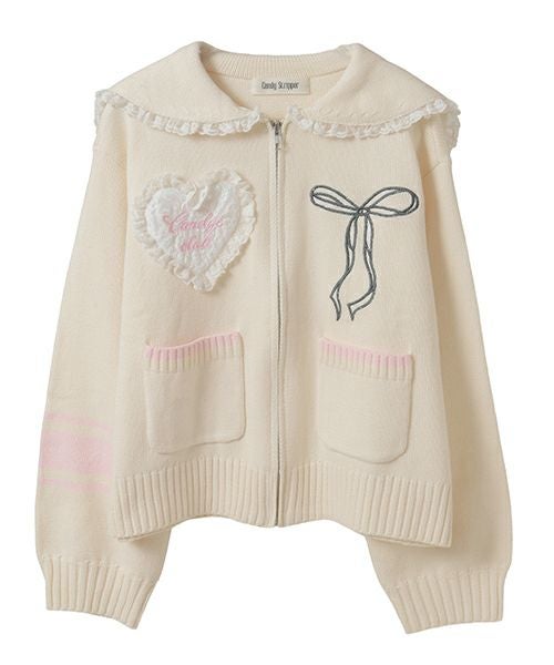 CANDY CLUB SAILOR KNIT BLOUSON | Candy Stripper（キャンディ