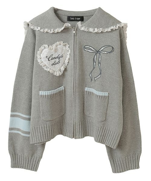 CANDY CLUB SAILOR KNIT BLOUSON | Candy Stripper（キャンディ
