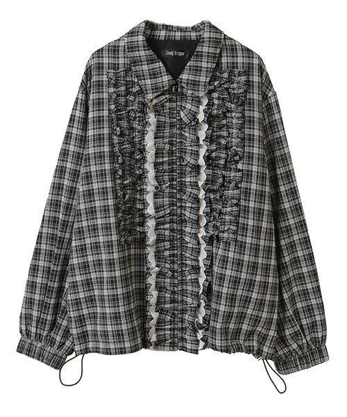 CHECK FRILL JACKET | Candy Stripper（キャンディ ストリッパー