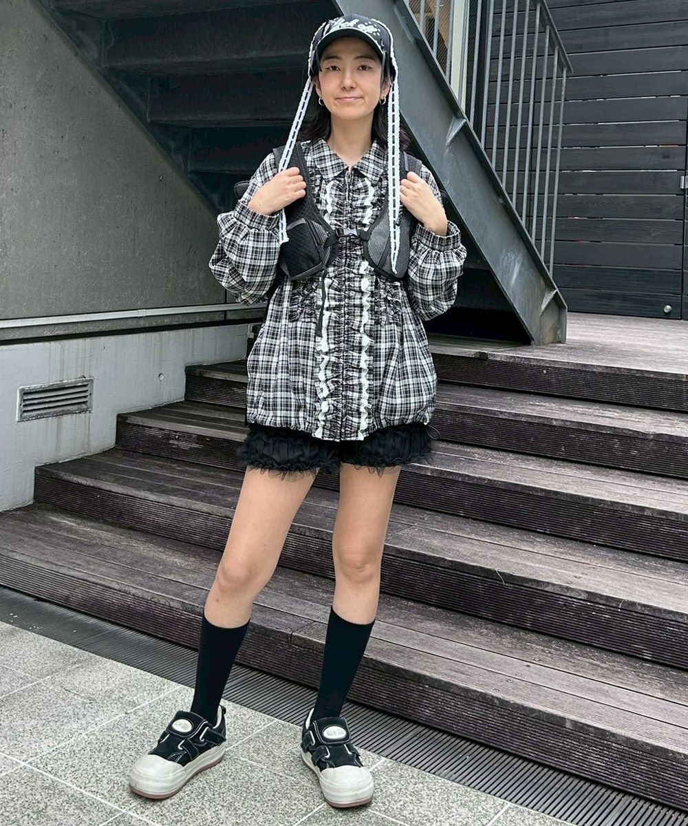 TULLE FRILL SHORTS | Candy Stripper（キャンディ ストリッパー
