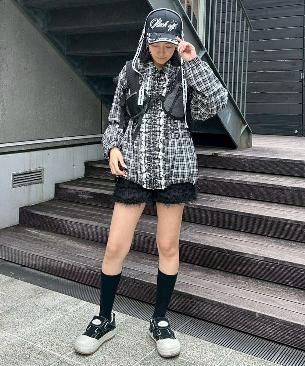 TULLE FRILL SHORTS | Candy Stripper（キャンディ ストリッパー