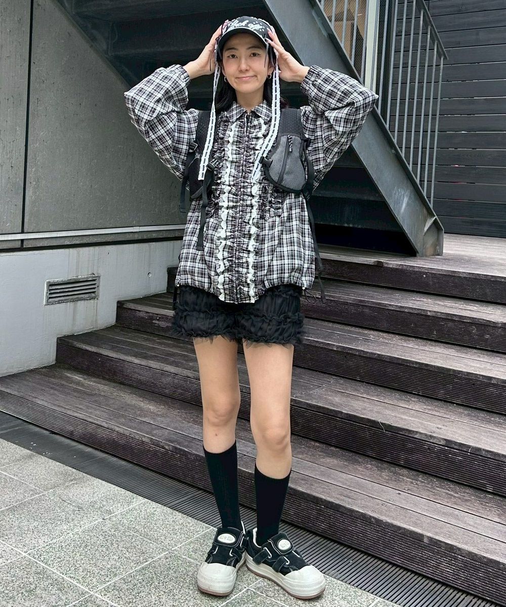 TULLE FRILL SHORTS | Candy Stripper（キャンディ ストリッパー