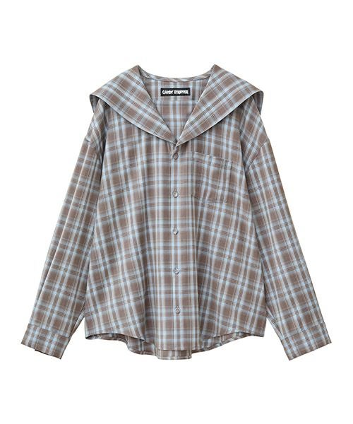 SAILOR CHECK SHIRT | Candy Stripper（キャンディ ストリッパー